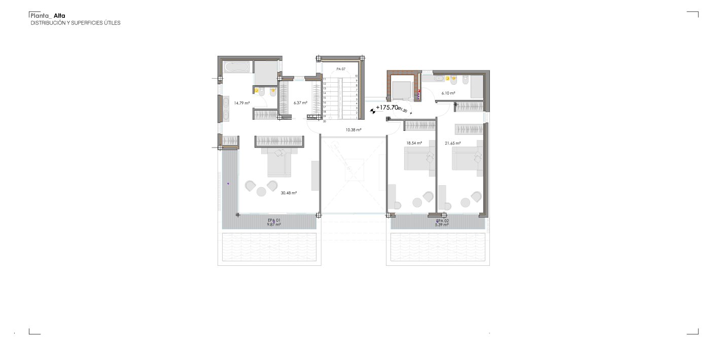 Splendid luxury villa with exclusive design, magnificent sea views in Finestrat, Costa Blanca.