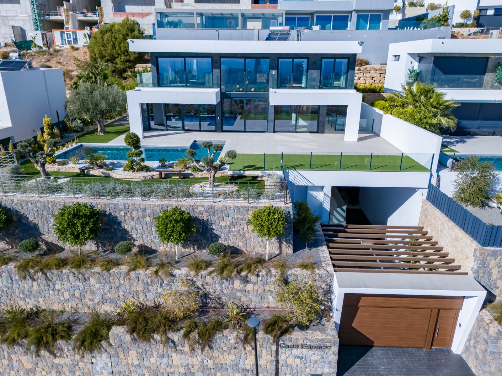Splendid luxury villa with exclusive design, magnificent sea views in Finestrat, Costa Blanca.