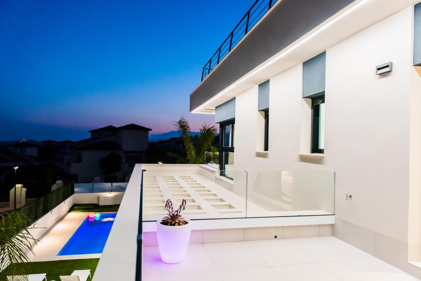 Modern luxury villas in Sierra Cortina, Finestrat