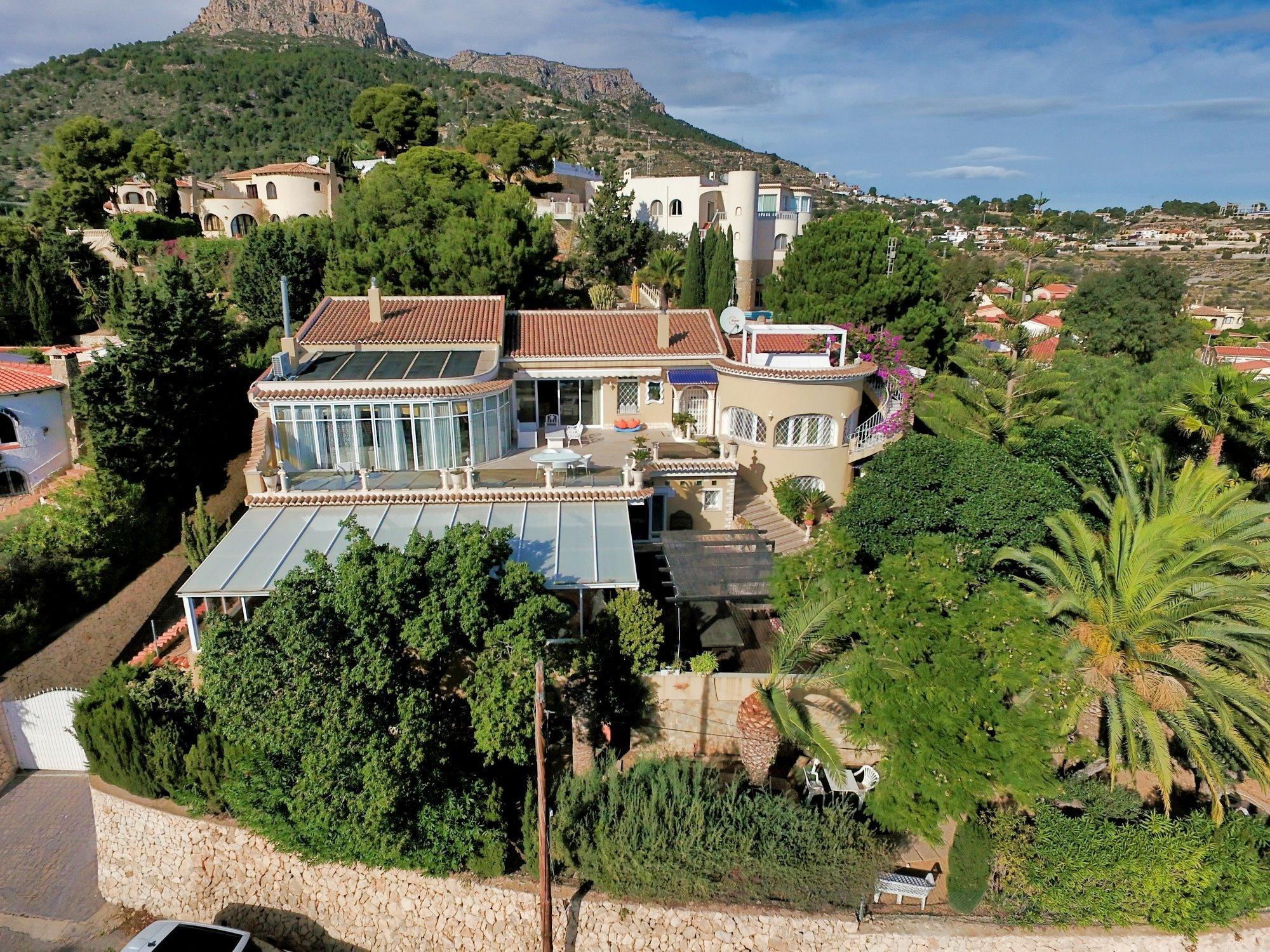 Mediterrane Villa mit Meerblick in Calpe