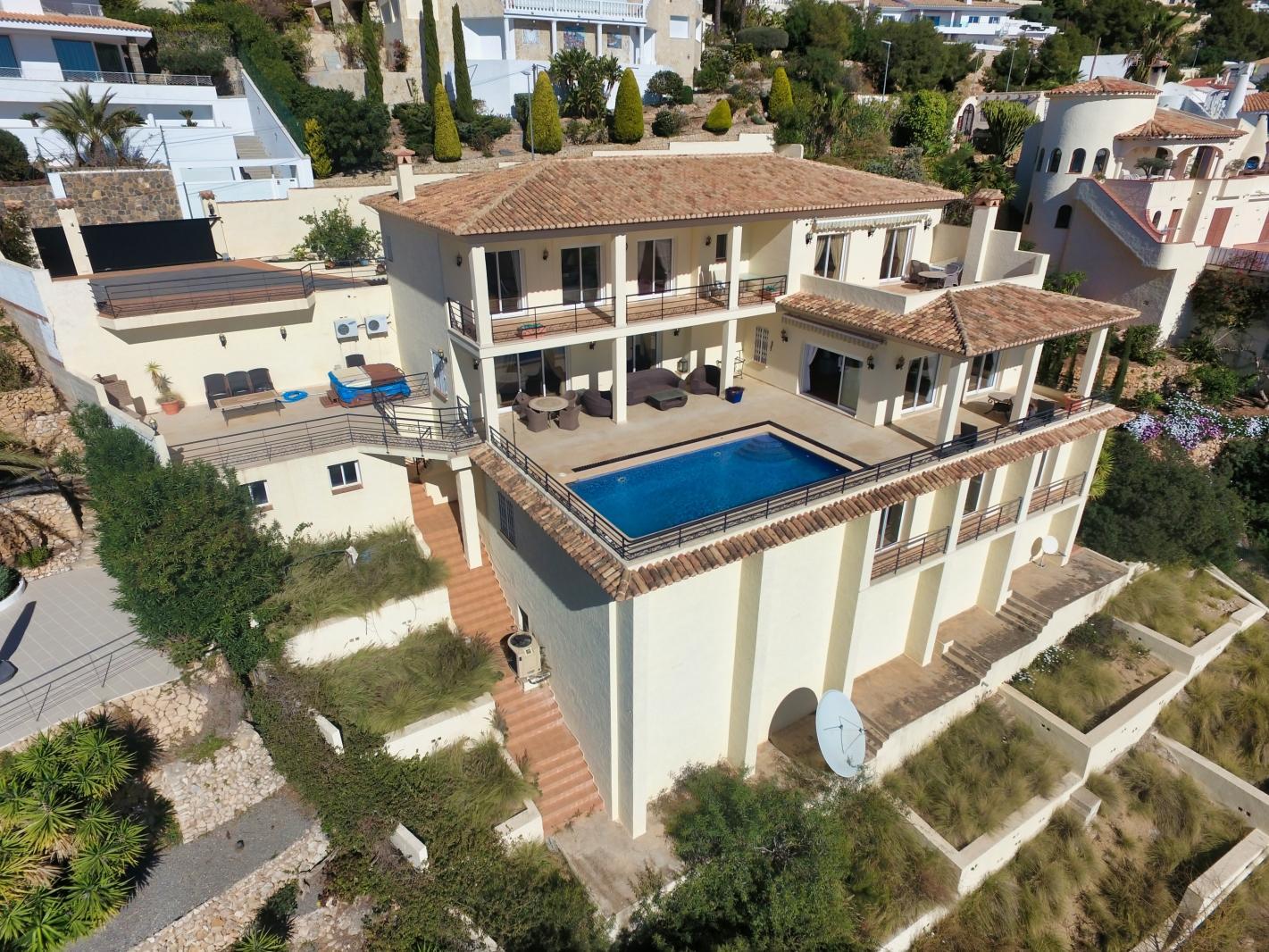 Luxury house with stunning sea views in the Sierra de Altea